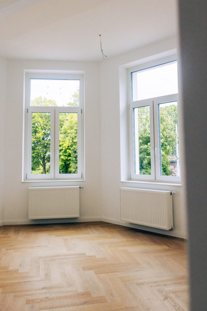 Foto aus einer sanierten Wohnung mit Altbaucharme