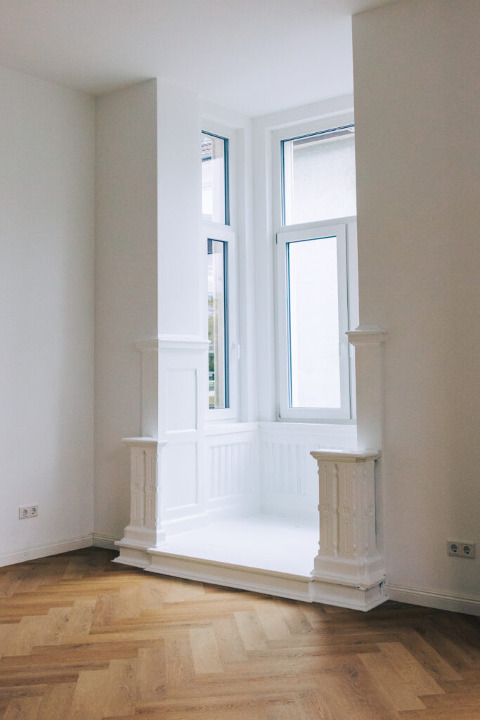 Foto aus einer sanierten Wohnung mit Altbaucharme